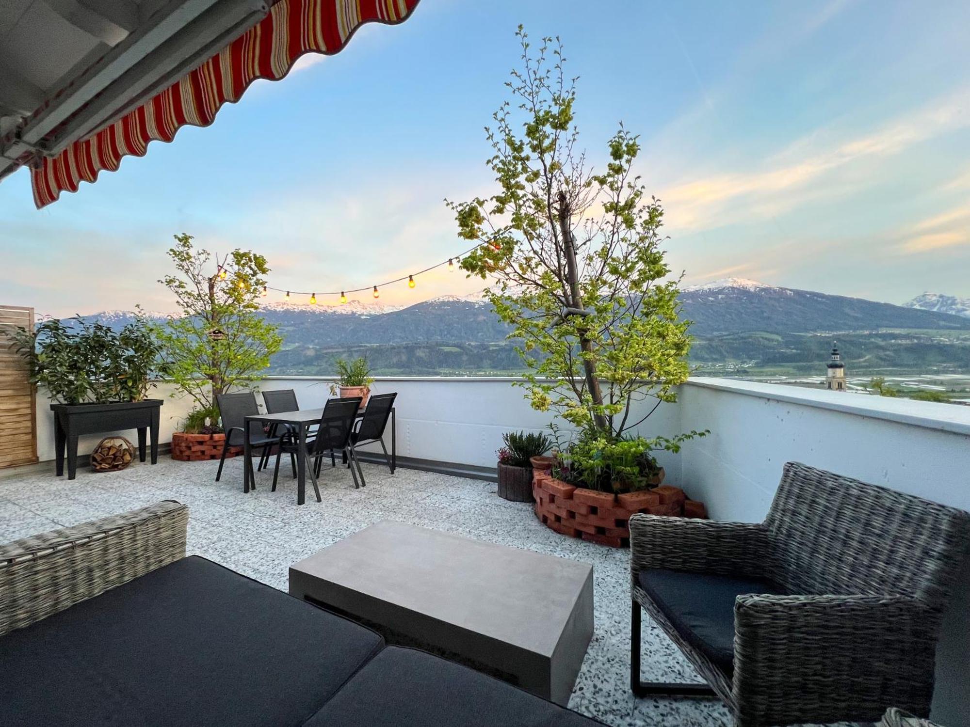 Sunny Mountain Loft - Terrace & Garden Apartment Thaur Exterior photo